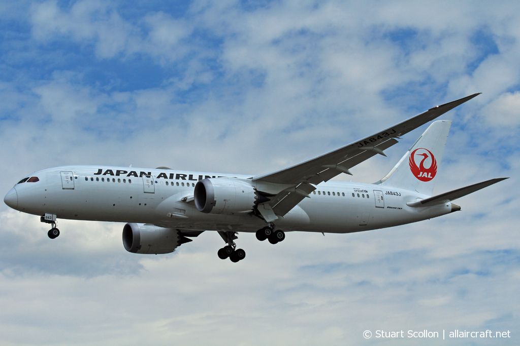 JA843J (34859) 2015 Boeing 787-8 Dreamliner