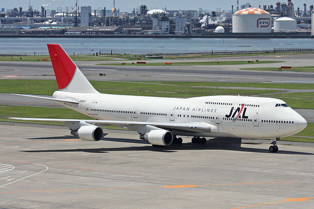 JA8907 · Boeing 747-446D · (HND / RJTT)
