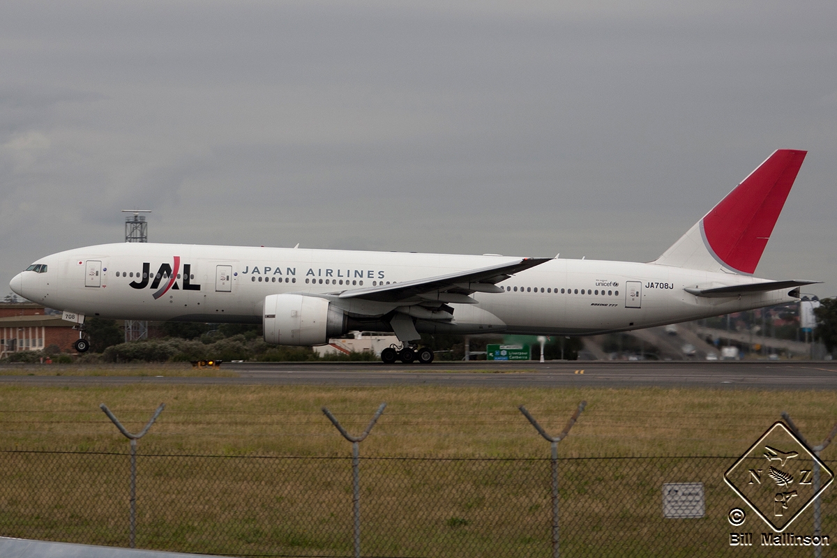 JA708J · Boeing 777-246/ER · (SYD / YSSY)
