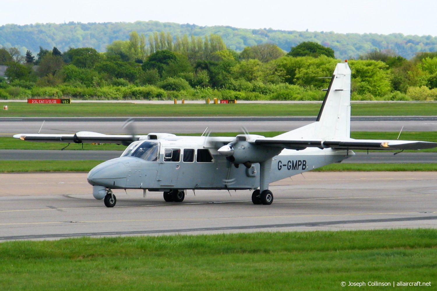 G-GMPB · Britten-Norman BN-2T-4S Defender 4000 · (EGCB)