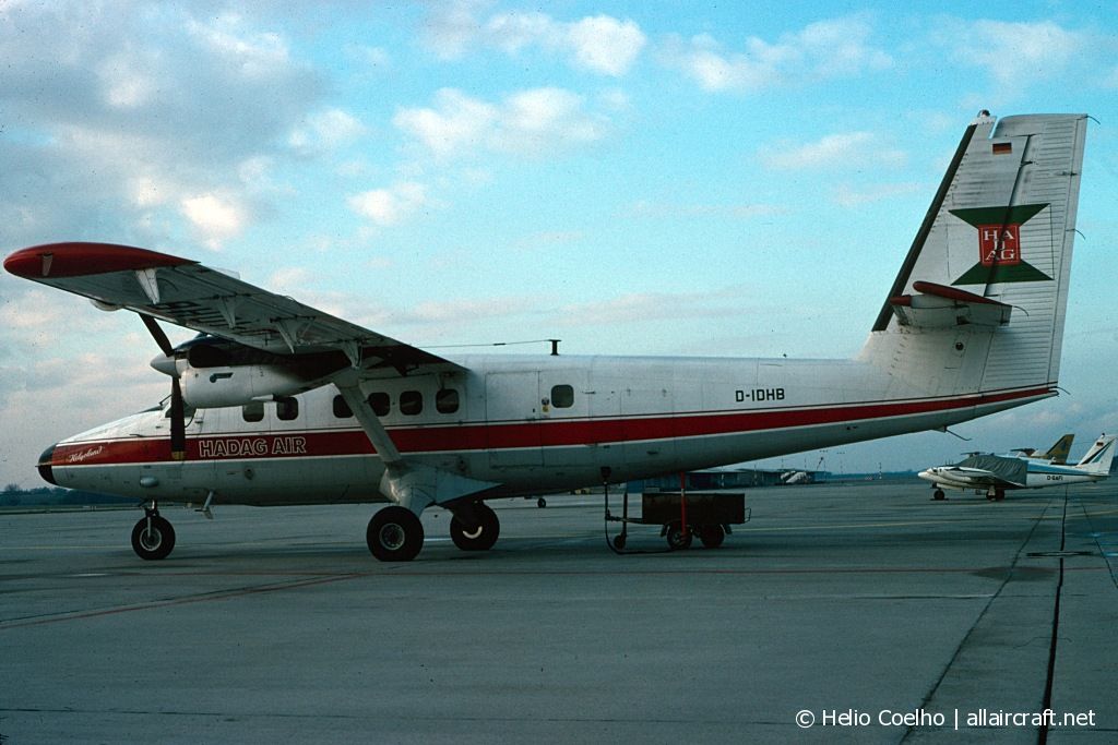 D-IDHB · De Havilland Canada DHC-6-300 Twin Otter · (HAM / EDDH)