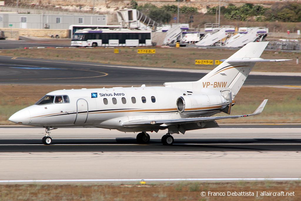 VP-BNW (258855) 2007 Raytheon Hawker 850XP