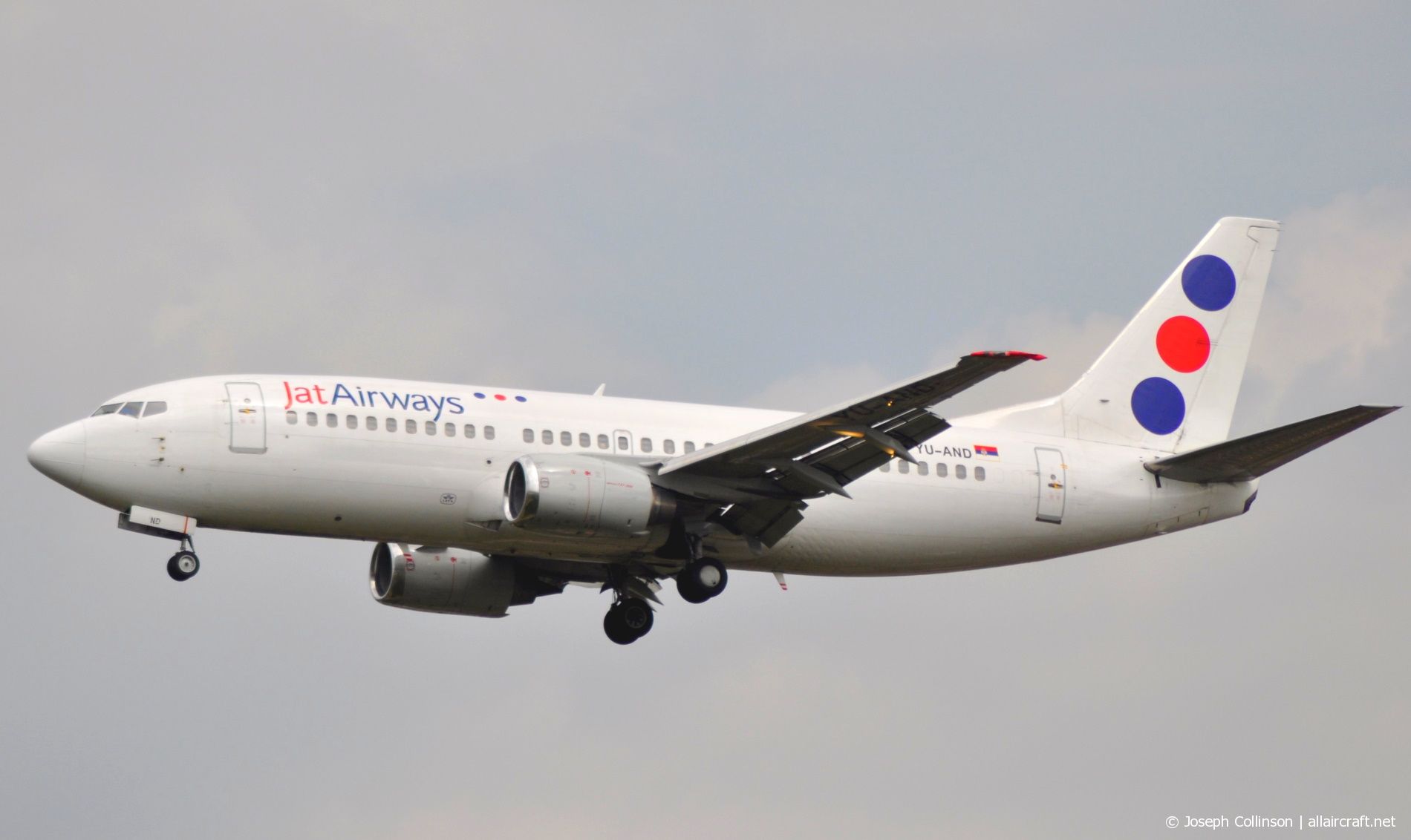 YU-AND · Boeing 737-3H9 · (LHR / EGLL)