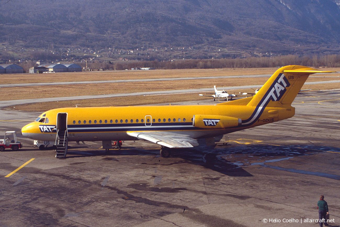 F-GDUS · Fokker F28-2000 Fellowship · (CMF / LFLB)