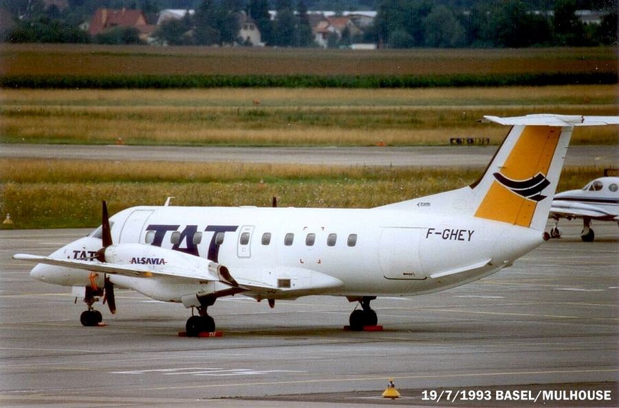 F-GHEY · Embraer EMB-120RT Brasilia · (BSL / MLH / LFSB)