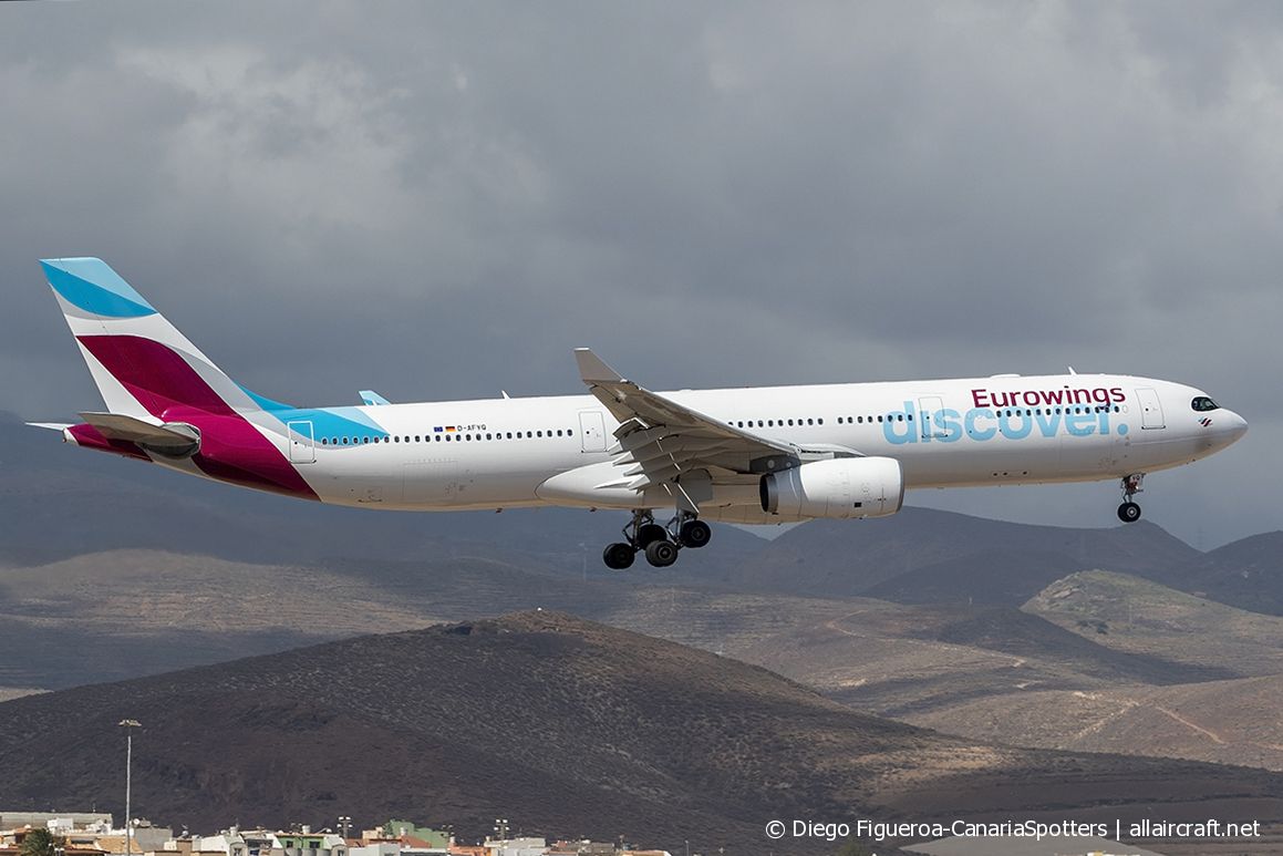 D-AFYQ · Airbus A330-343 · (LPA / GCLP)