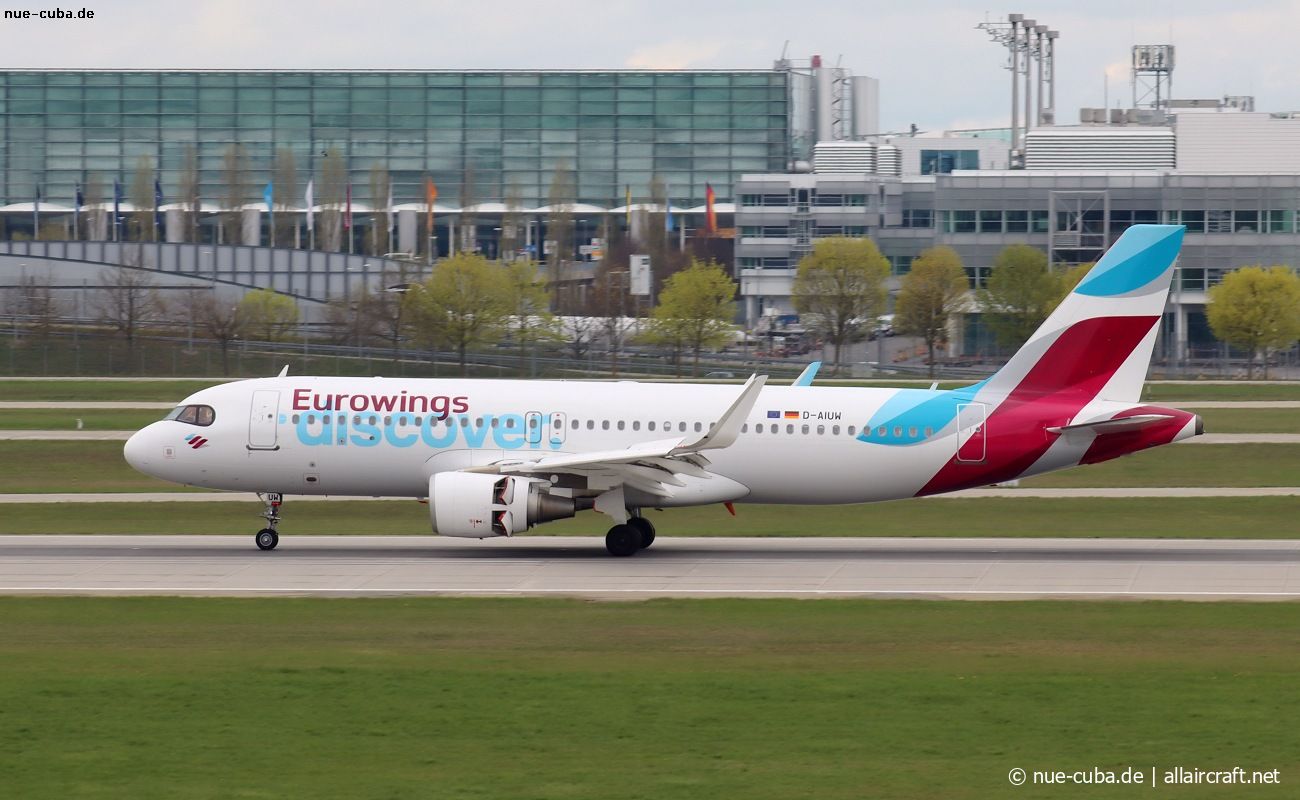 D-AIUW · Airbus A320-214(WL) · (MUC / EDDM)
