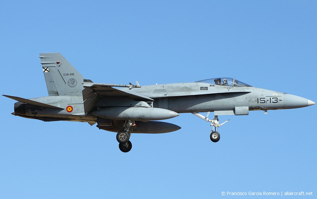 C.15-26 · McDonnell Douglas EF-18A+ Hornet · (LPA / GCLP)