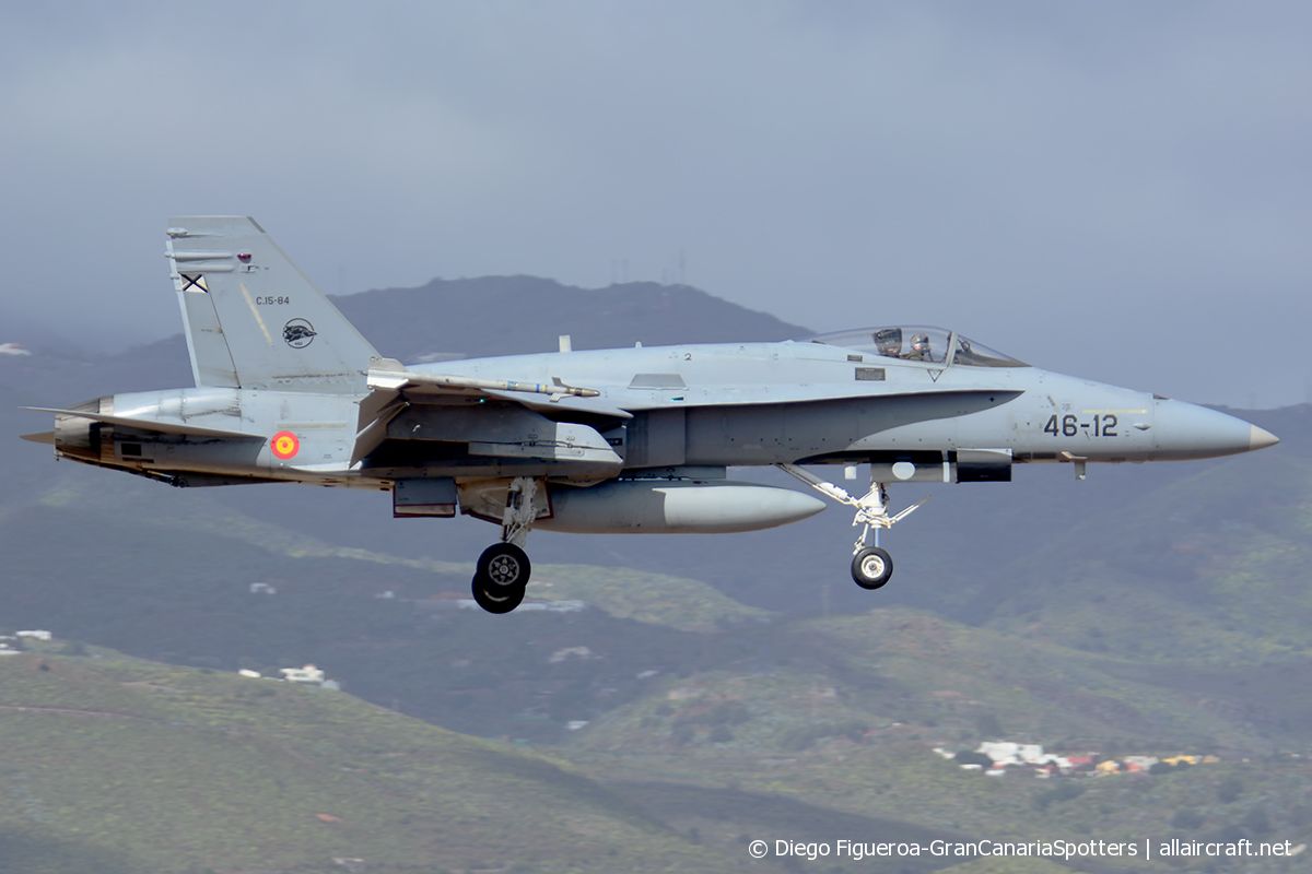 C.15-84 / 46-12 · McDonnell Douglas F/A-18A Hornet · (LPA / GCLP)