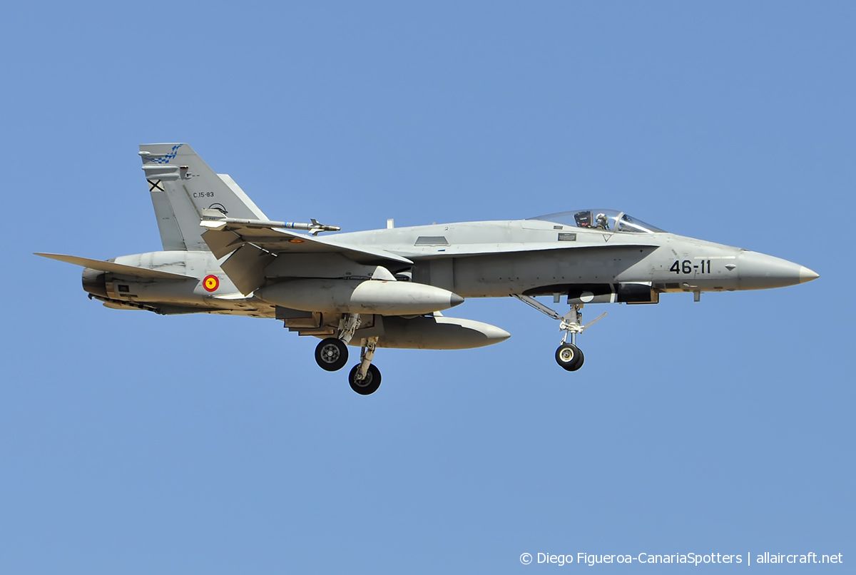 C.15-83 / 46-11 · McDonnell Douglas F/A-18A Hornet · (LPA / GCLP)