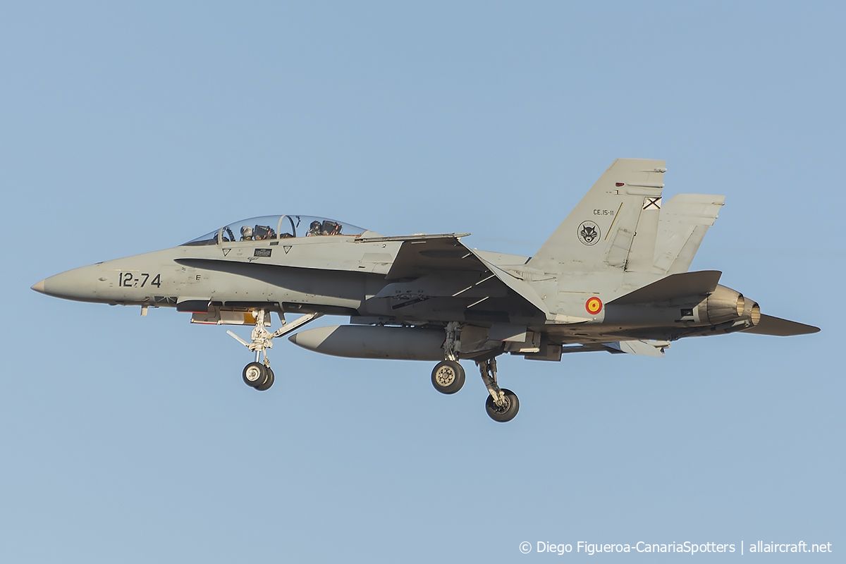 CE.15-11 / 12-74 McDonnell Douglas EF-18B Hornet