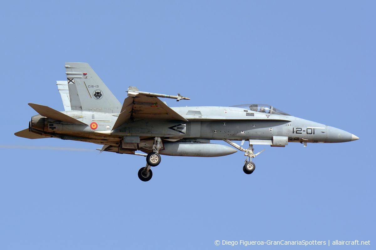 C.15-13 / 12-01 · McDonnell Douglas EF-18A Hornet · (LPA / GCLP)