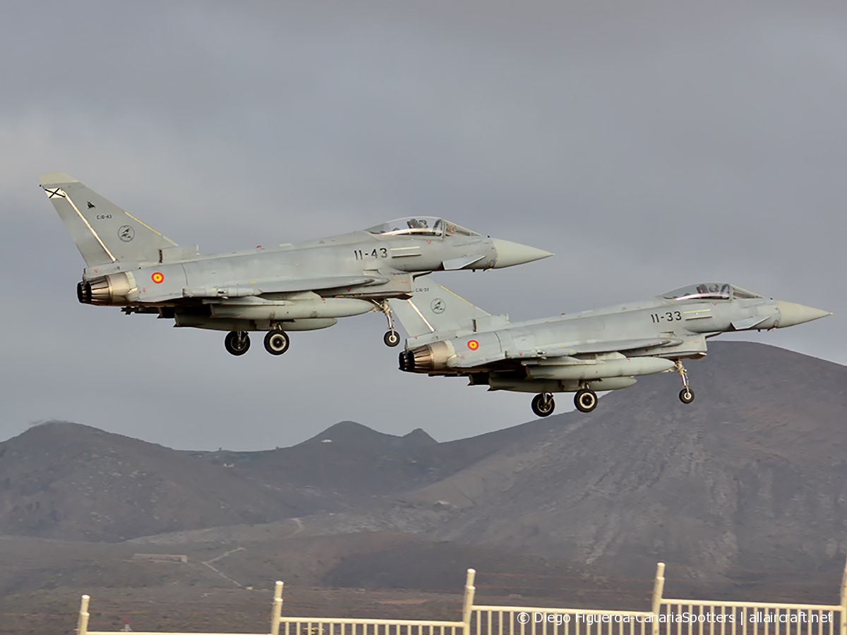 C.16-33 · Eurofighter EF-2000 Typhoon S · (LPA / GCLP)