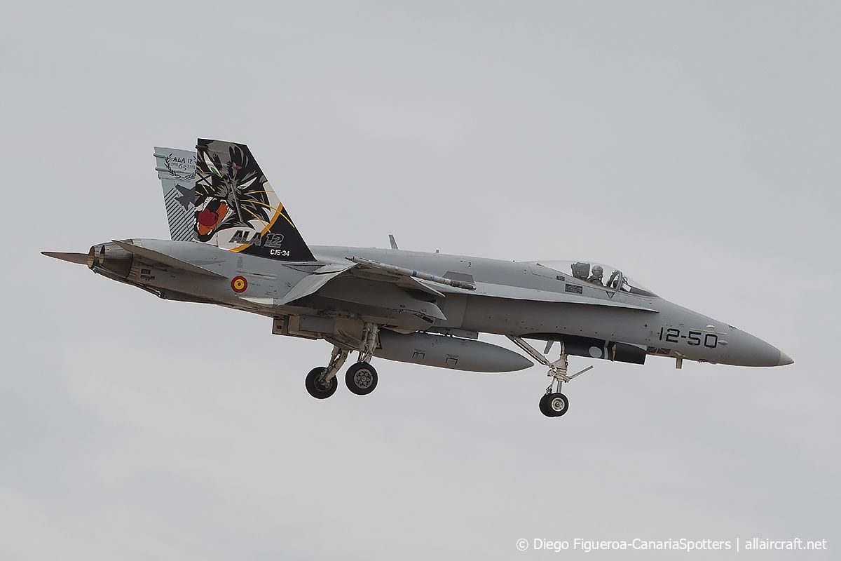 C.15-34 · McDonnell Douglas EF-18A Hornet · (LPA / GCLP)
