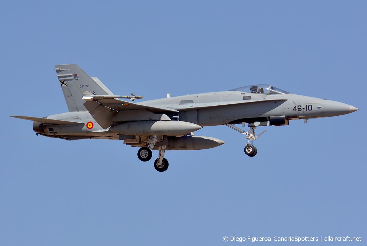 C.15-82 / 46-10 · McDonnell Douglas F/A-18A+ Hornet · (LPA / GCLP)