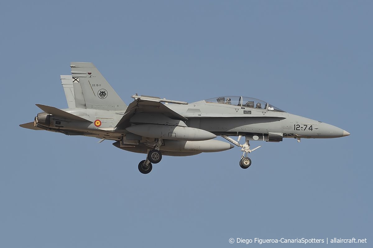 CE.15-11 · McDonnell Douglas EF-18B Hornet · (LPA / GCLP)