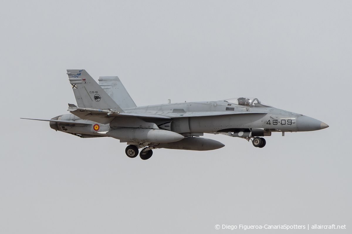 C.15-81 / 46-09 · McDonnell Douglas EF-18A Hornet · (LPA / GCLP)