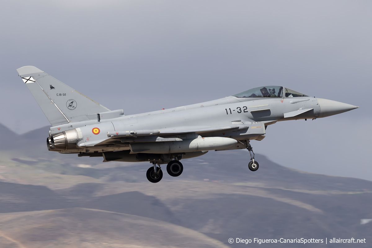 C.16-32 · Eurofighter EF-2000 Typhoon · (LPA / GCLP)