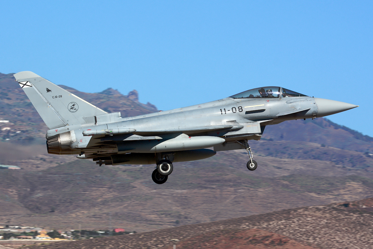 C.16-28 · Eurofighter EF-2000 Typhoon S · (LPA / GCLP)