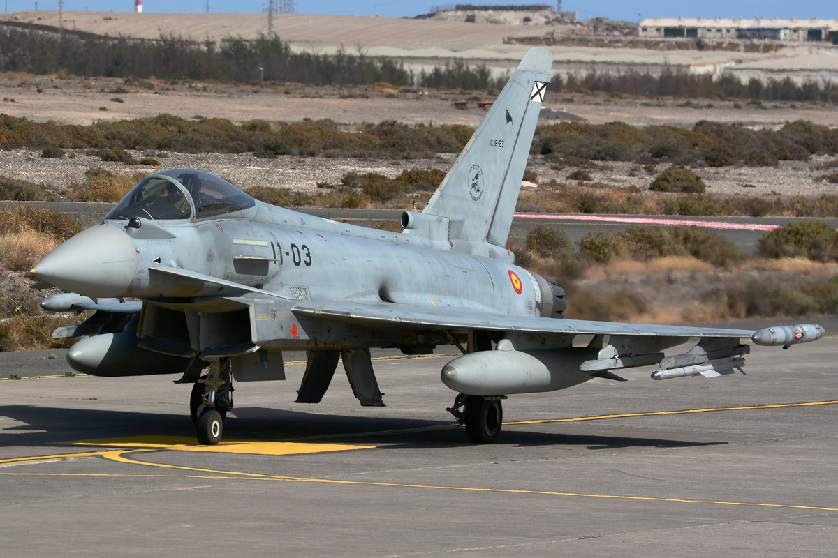 C.16-23 · Eurofighter EF-2000 Typhoon S · (LPA / GCLP)