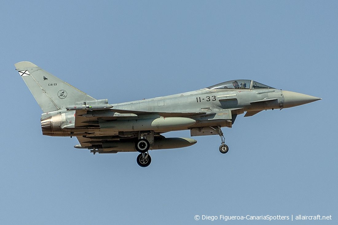 C.16-33 · Eurofighter EF-2000 Typhoon S · (LPA / GCLP)