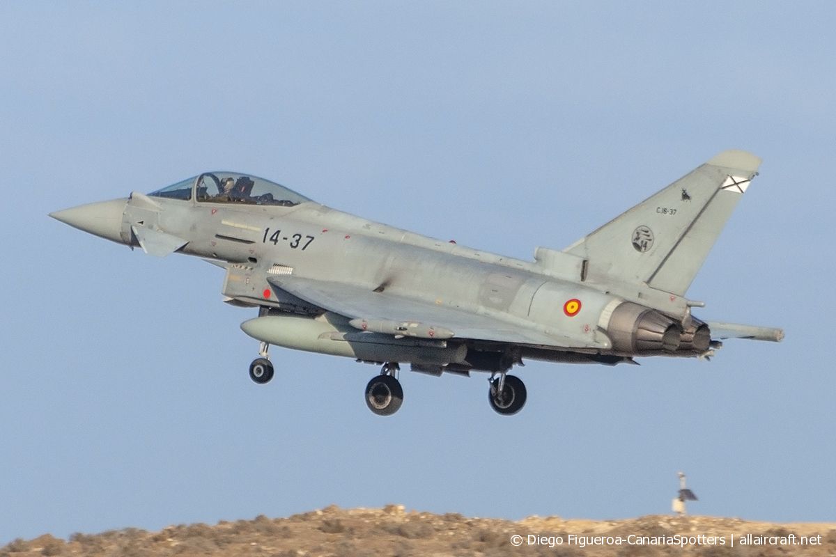 C.16-37 · Eurofighter EF-2000 Typhoon S · (LPA / GCLP)