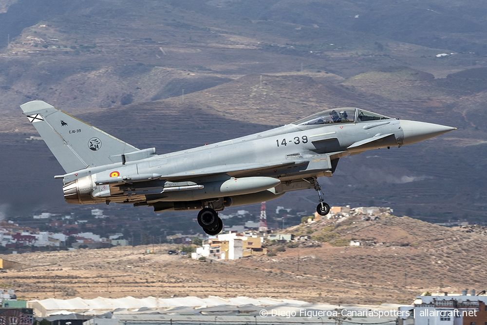 C.16-39 · Eurofighter EF-2000 Typhoon · (LPA / GCLP)