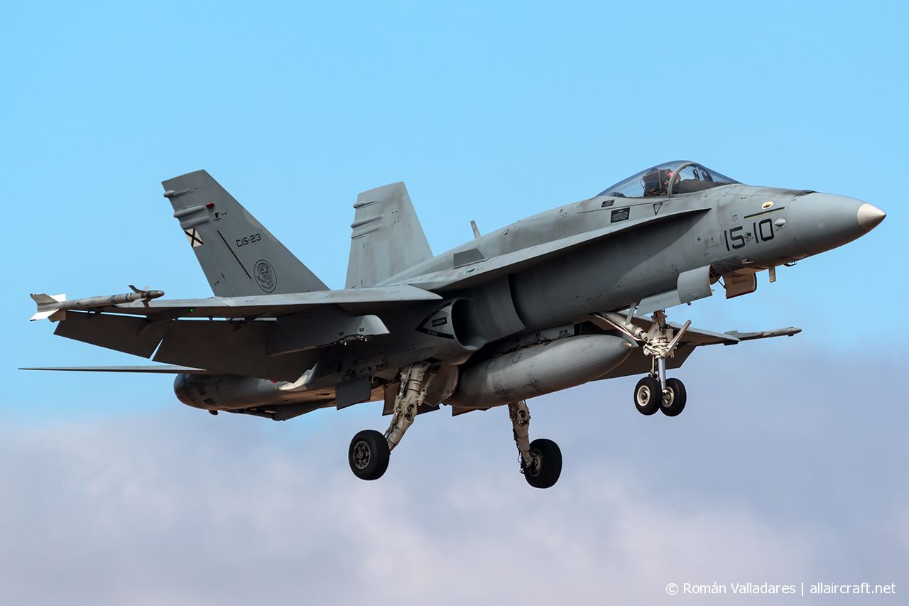 C.15-23 · McDonnell Douglas EF-18A+ Hornet · (LPA / GCLP)