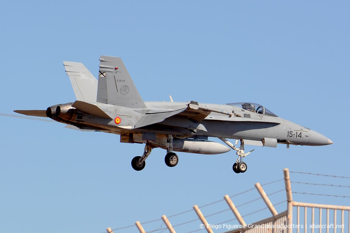 C.15-27 · McDonnell Douglas EF-18A+ Hornet · (LPA / GCLP)