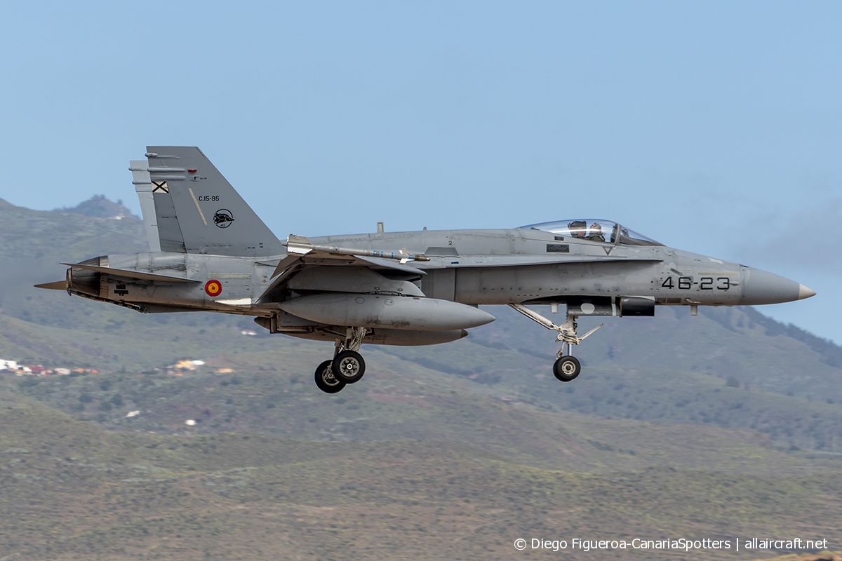 C.15-95 · McDonnell Douglas EF-18A Hornet · (LPA / GCLP)