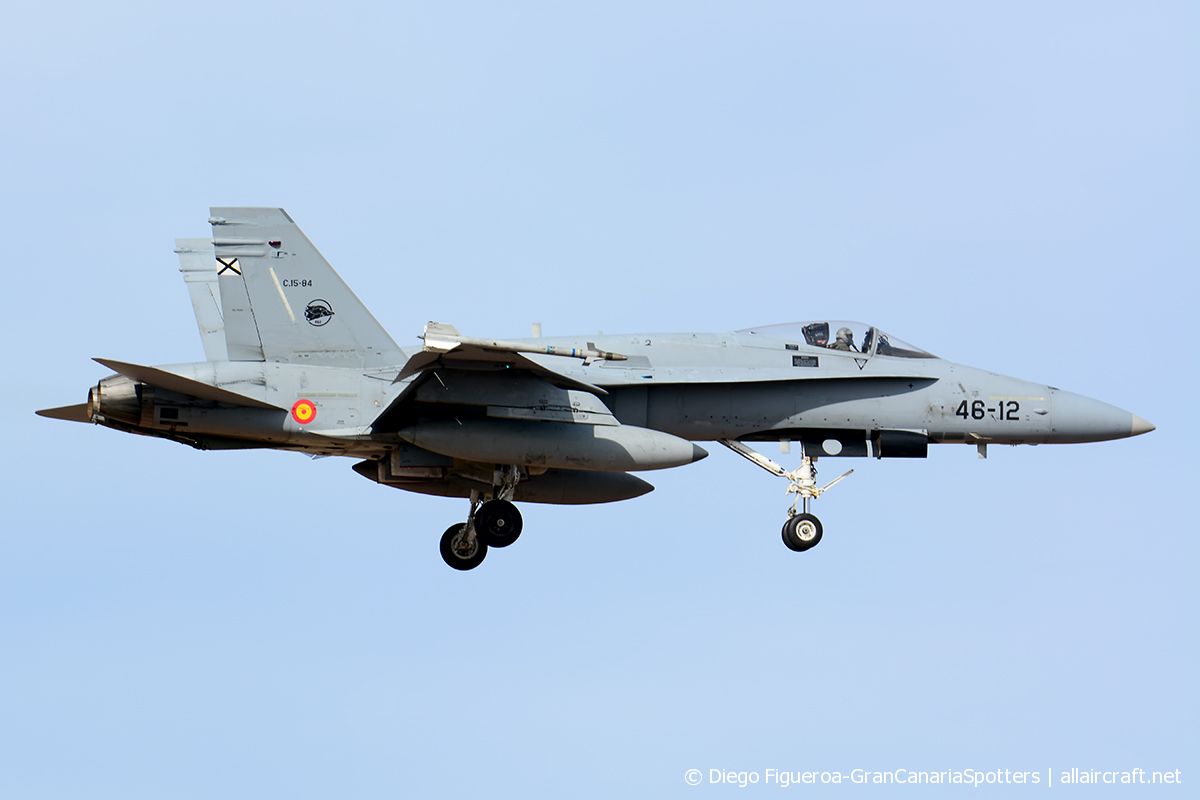 C.15-84 / 46-12 · McDonnell Douglas F/A-18A Hornet · (LPA / GCLP)