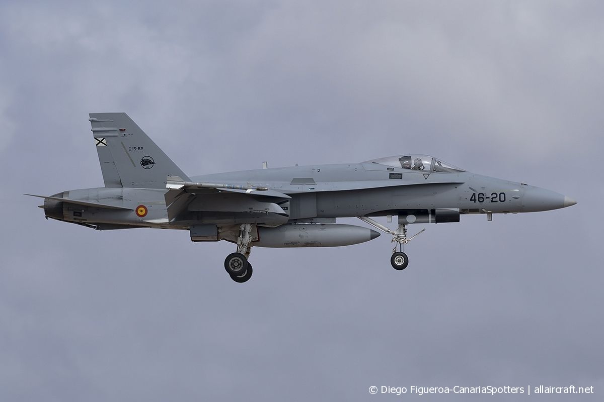 C.15-92 · McDonnell Douglas F/A-18A+ Hornet · (LPA / GCLP)