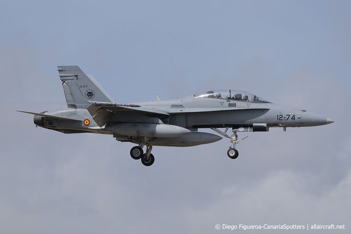 CE.15-11 · McDonnell Douglas EF-18B Hornet · (LPA / GCLP)