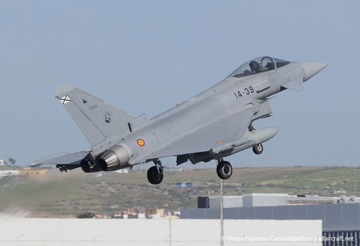 C.16-39 · Eurofighter EF-2000 Typhoon S · (LPA / GCLP)