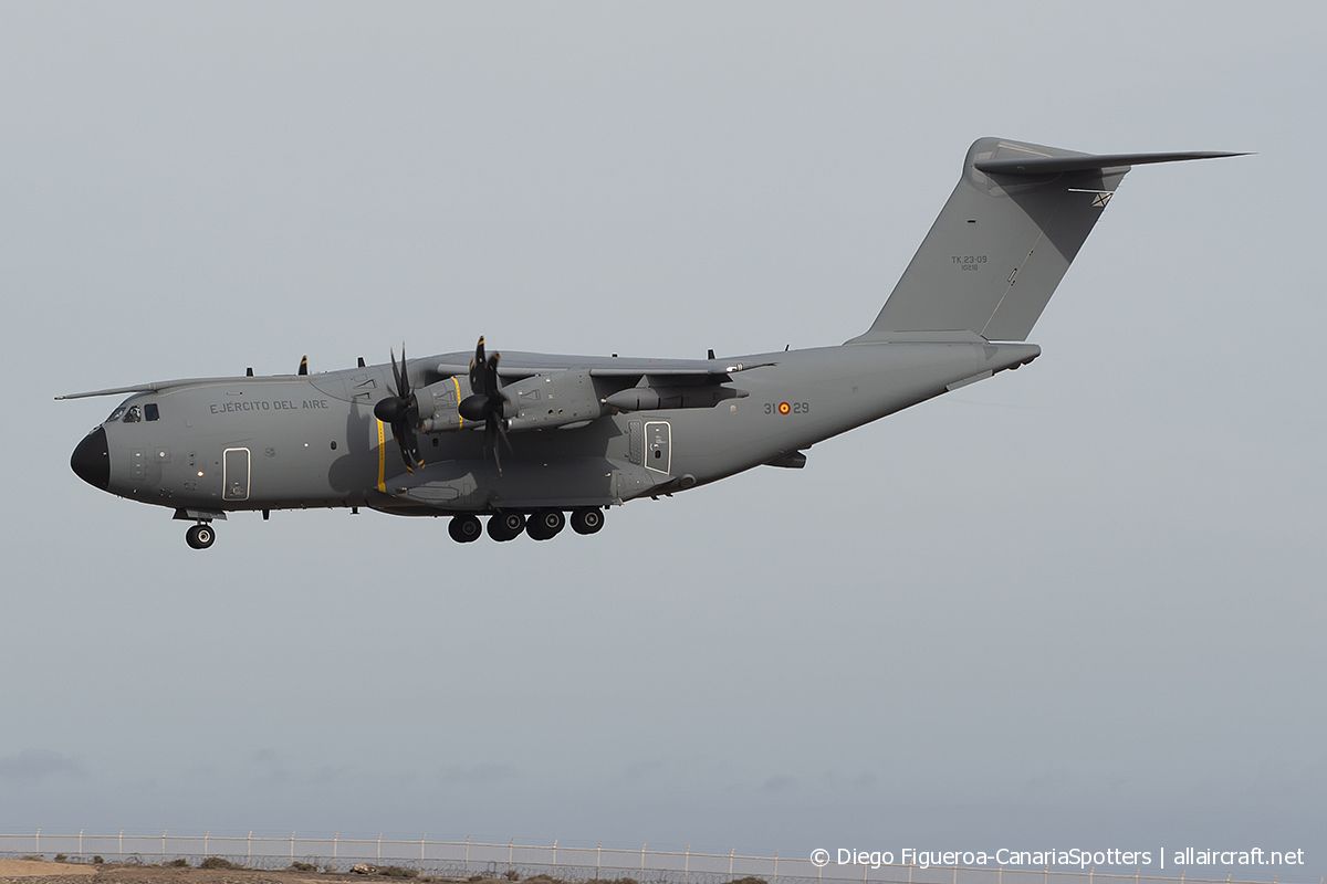TK.23-09 · Airbus A400M-180 · (LPA / GCLP)