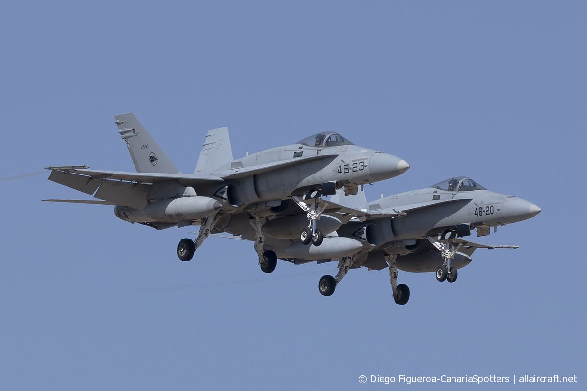 C.15-95 · McDonnell Douglas EF-18A Hornet · (LPA / GCLP)