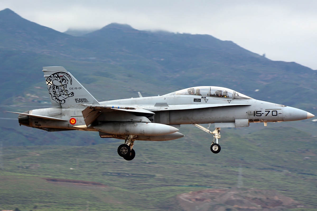 CE.15-01 · McDonnell Douglas EF-18B Hornet · (LPA / GCLP)