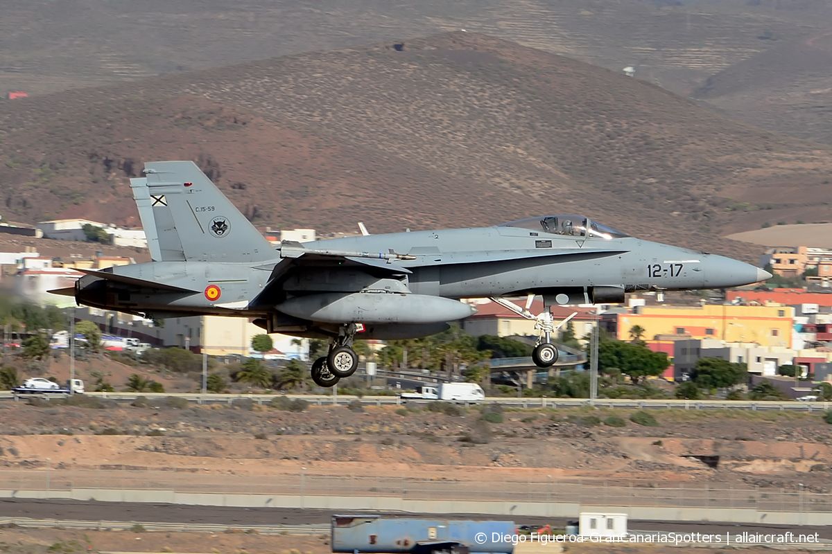 C.15-59 · McDonnell Douglas EF-18A Hornet · (LPA / GCLP)