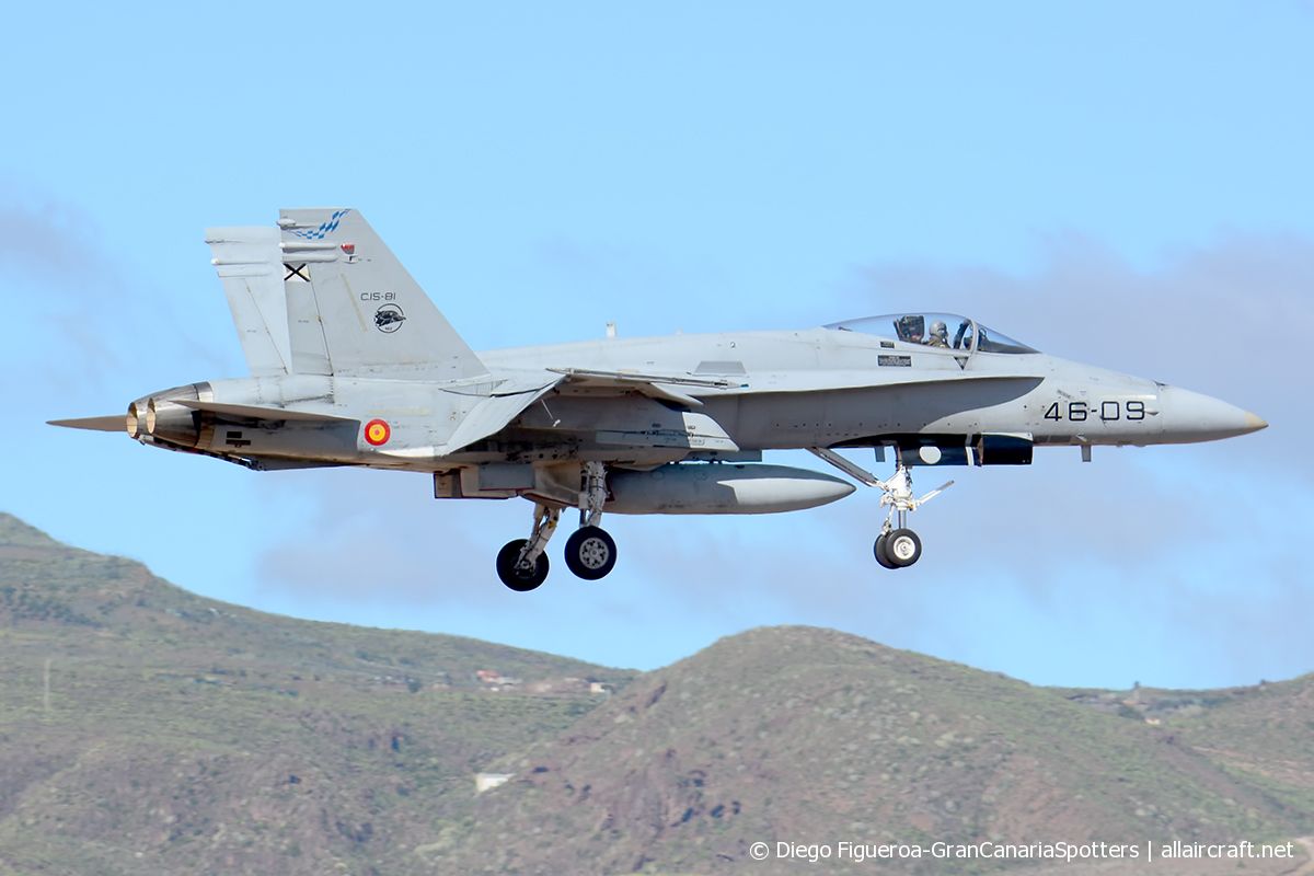 C.15-81 / 46-09 · McDonnell Douglas EF-18A Hornet · (LPA / GCLP)