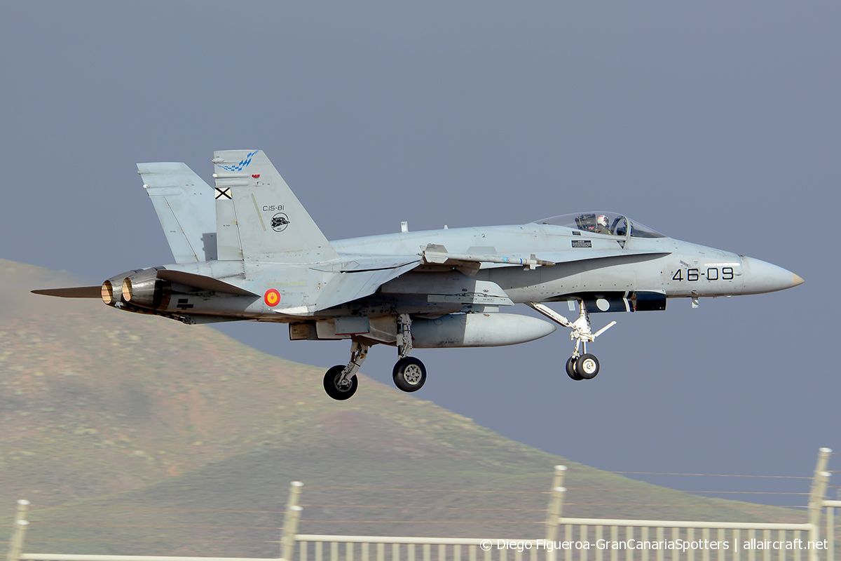 C.15-81 / 46-09 · McDonnell Douglas EF-18A Hornet · (LPA / GCLP)