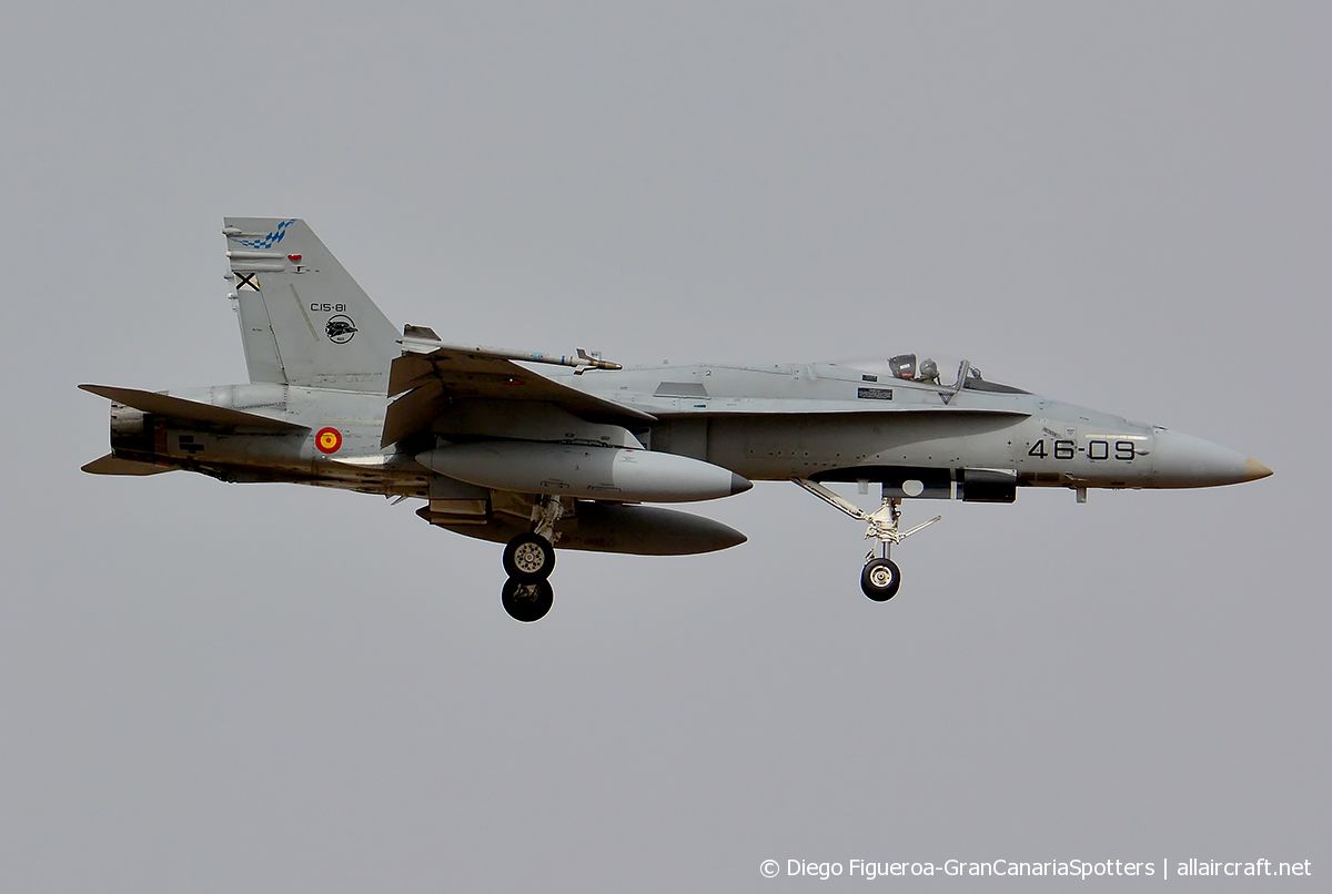 C.15-81 / 46-09 · McDonnell Douglas EF-18A Hornet · (LPA / GCLP)