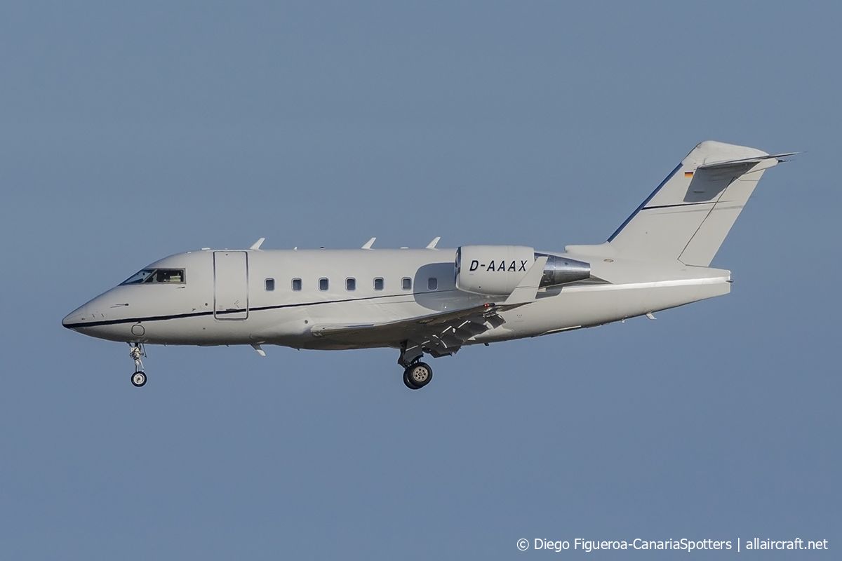 D-AAAX · Bombardier CL-600-2B16 Challenger 604 · (LPA / GCLP)