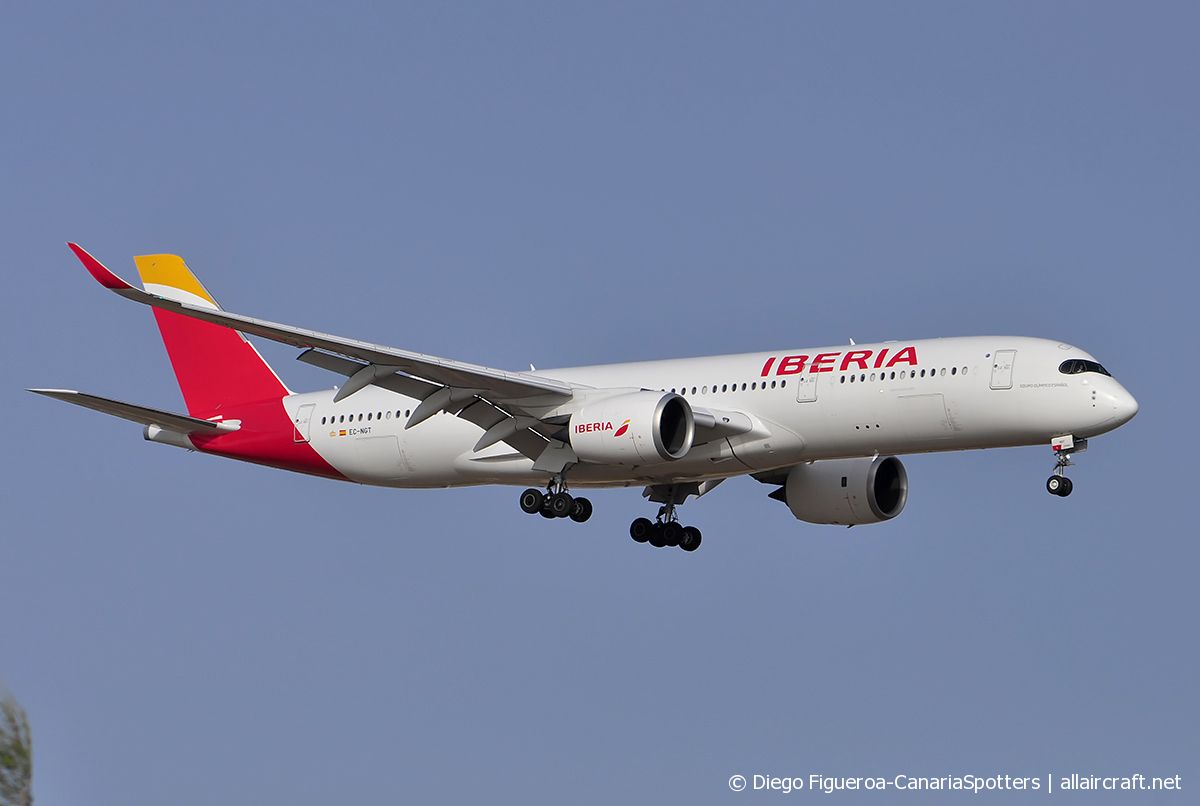 EC-NGT · Airbus A350-941 · (LPA / GCLP)
