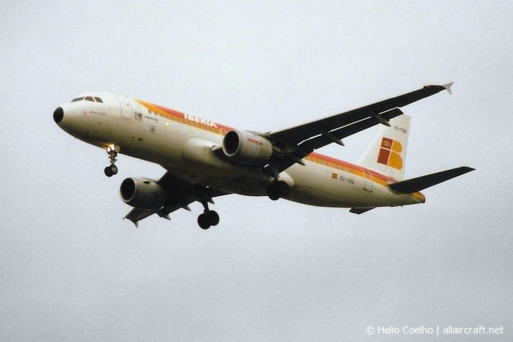 EC-FBQ · Airbus A320-211 · (LHR / EGLL)