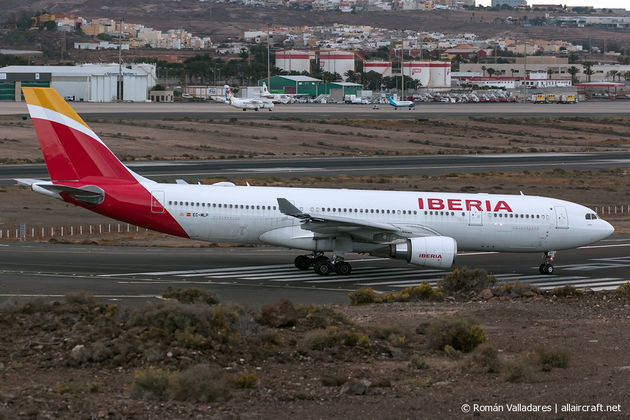 EC-MLP · Airbus A330-202 · (LPA / GCLP)