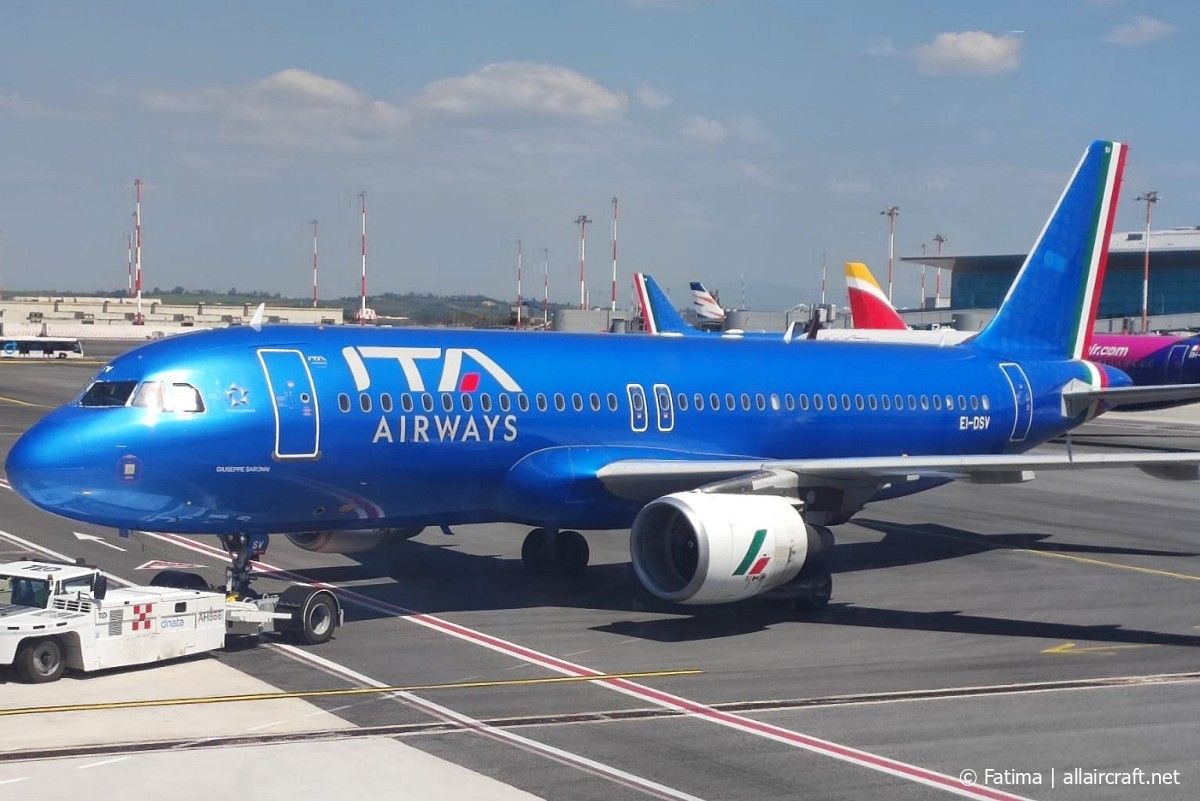 EI-DSV · Airbus A320-216 · (FCO / LIRF)