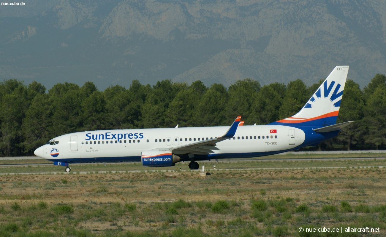 TC-SEE · Boeing 737-8CX(WL) · (AYT / LTAI)