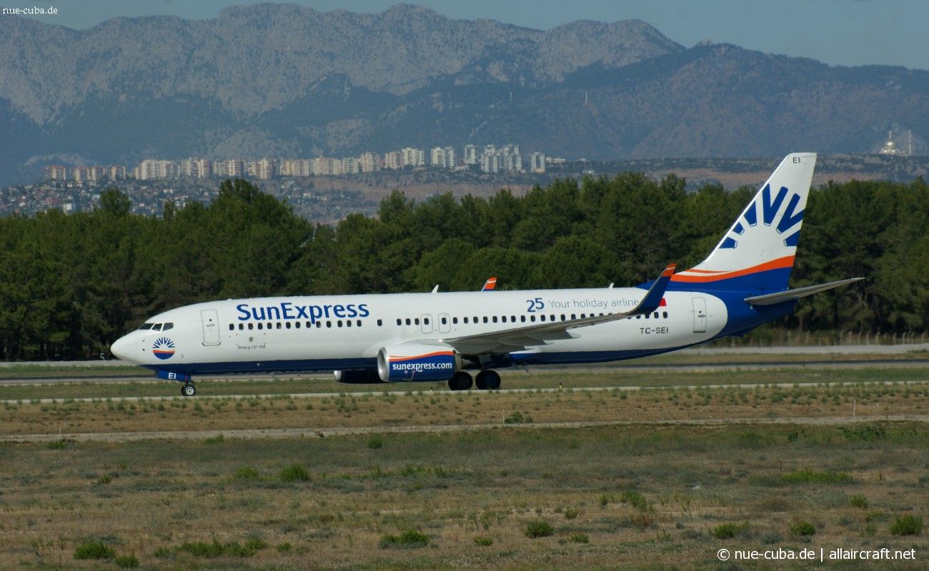 TC-SEI · Boeing 737-8HC(WL) · (AYT / LTAI)