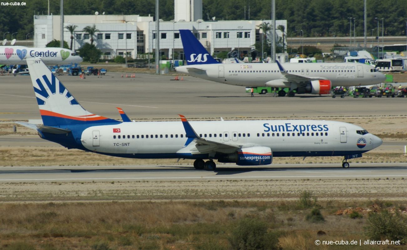 TC-SNT · Boeing 737-8HC(WL) · (AYT / LTAI)