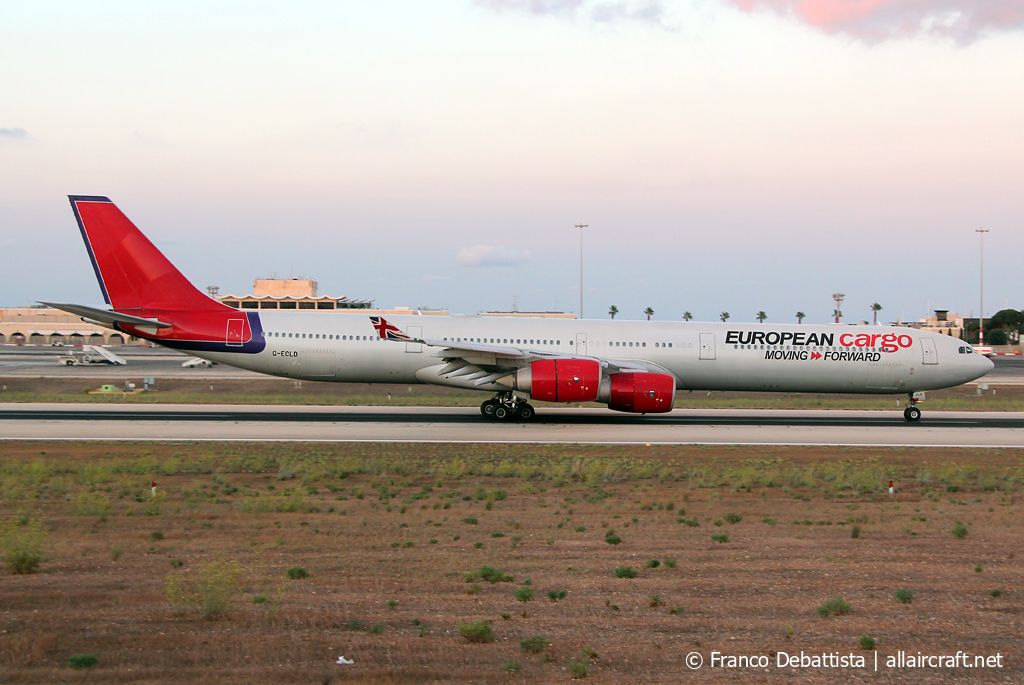 G-ECLD · Airbus A340-642 · (MLA / LMML)